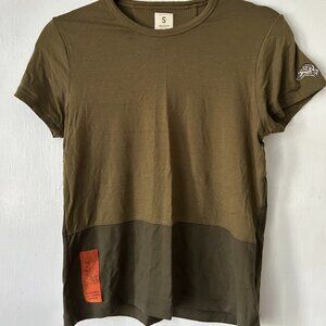 Tracksmith Off Roads Tee - Olive